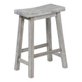 Gray Wooden Counter Stool Q5751