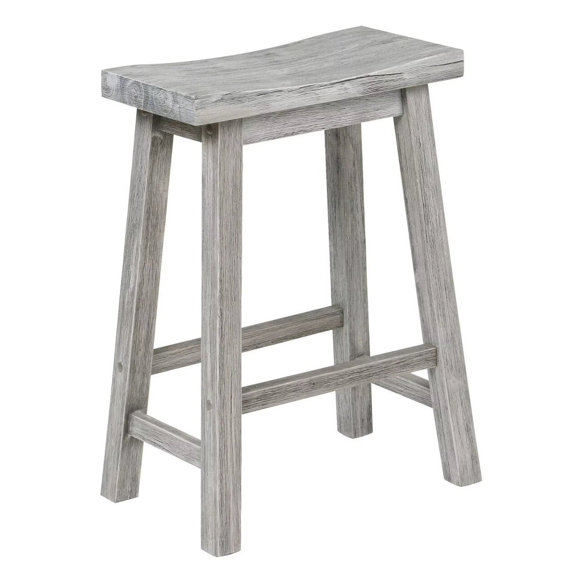 Gray Wooden Counter Stool Q5751