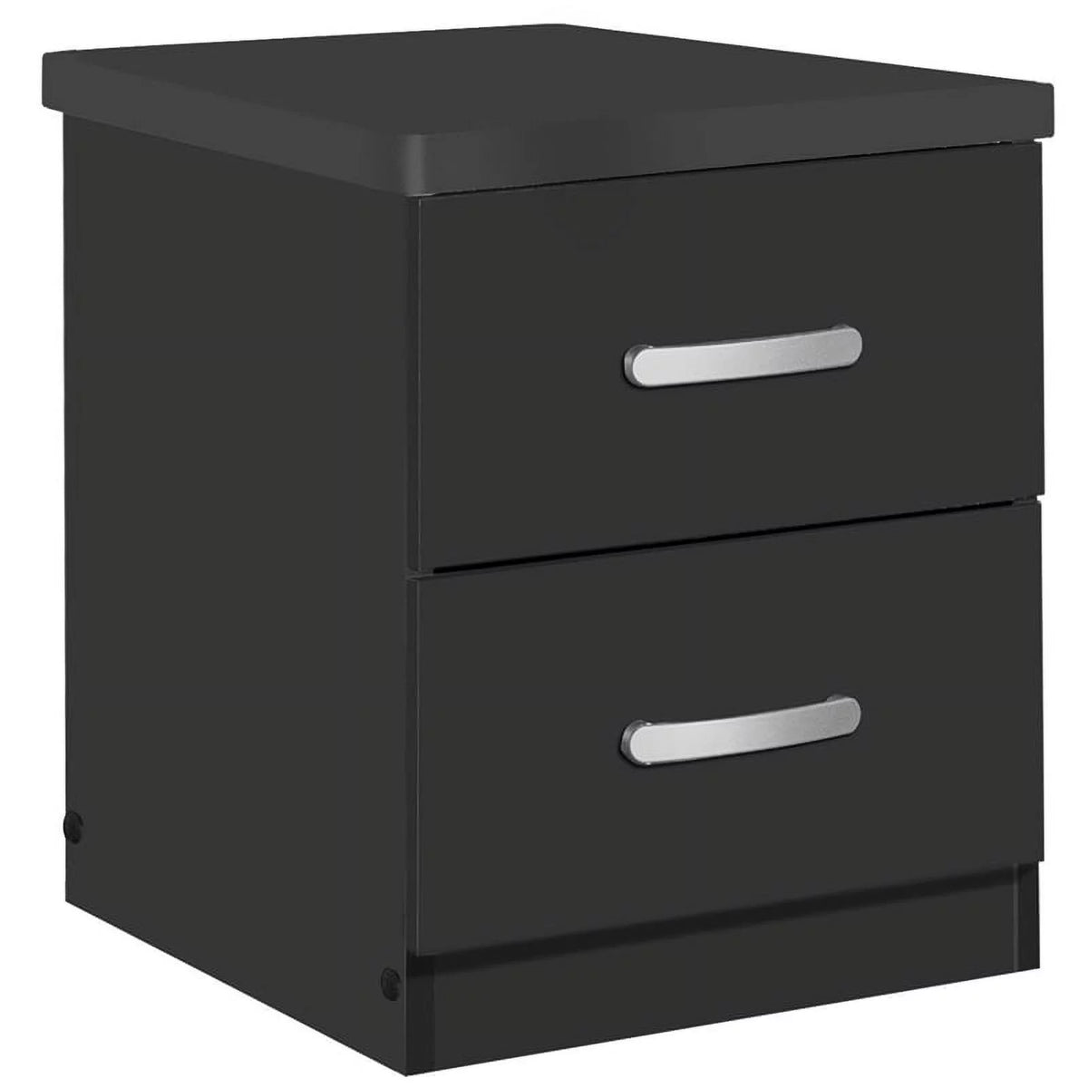 3-Piece Full Bed Armoire Wardrobe Cabinet and Nightstand L198