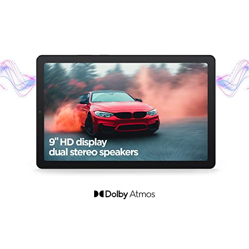 9" HD Tablet with Folio Case, Gray P243