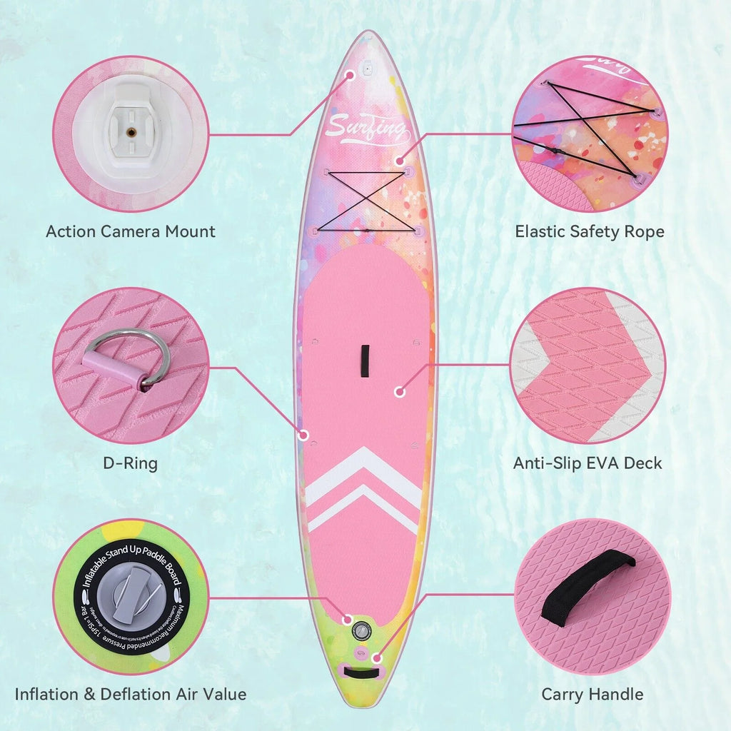 Inflatable Stand Up Paddle Board 11' with Backpack I261981
