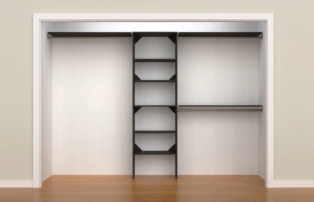 7 To 10 Foot Wide Closet System Kit Grey C630452