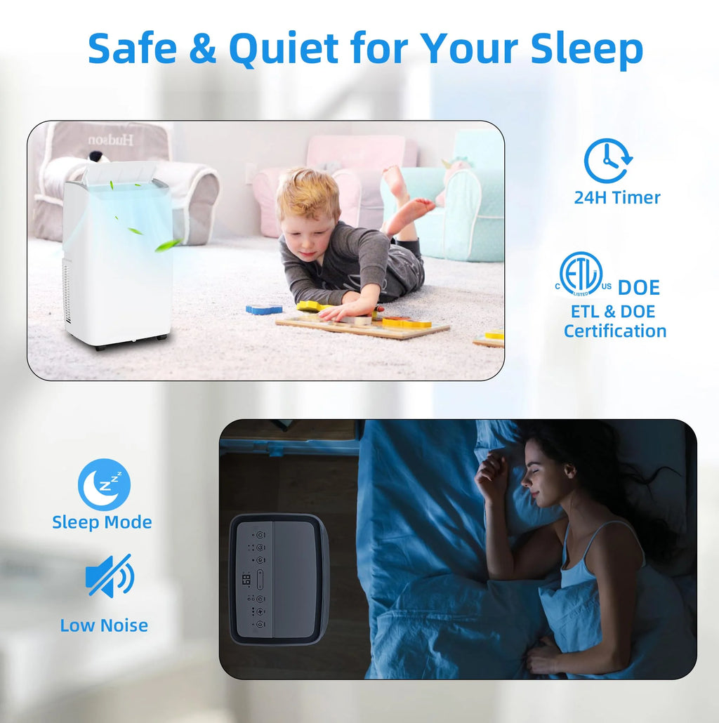 14,000 BTU 3-in-1 Portable Air Conditioner with Remote Control G38879