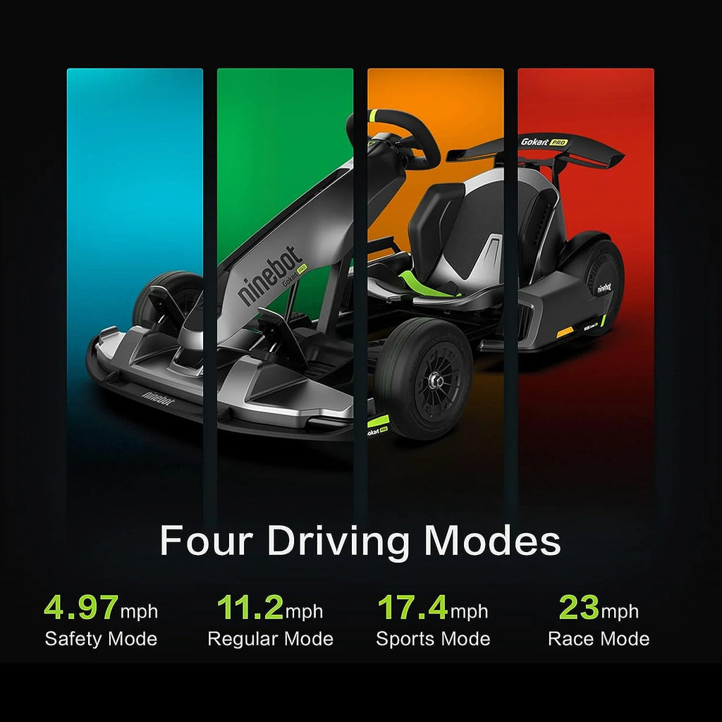Electric GoKart, 23 Miles Range, 15.5MPH, 220lbs, Black T9303