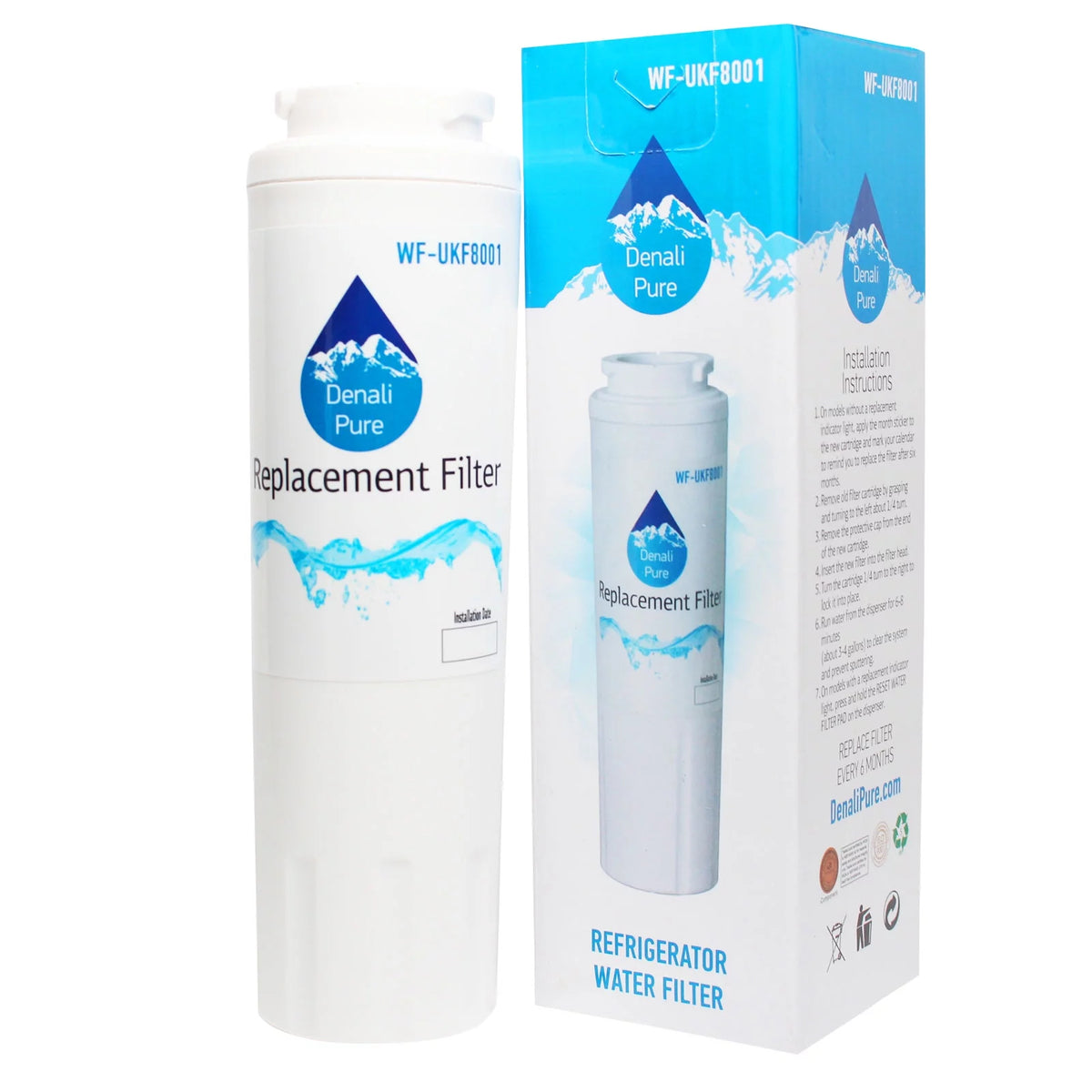 2-Pack Replacement Refrigerator Water Filter Cartridge K650644