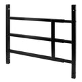 Black Steel 3-Bar Fixed Window Guard C20637