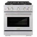30 Gas Range with Convection Oven and 4 Burners in Stainless Steel O57123