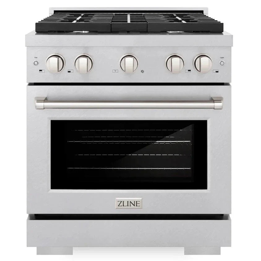 30 Gas Range with Convection Oven and 4 Burners in Stainless Steel O57123