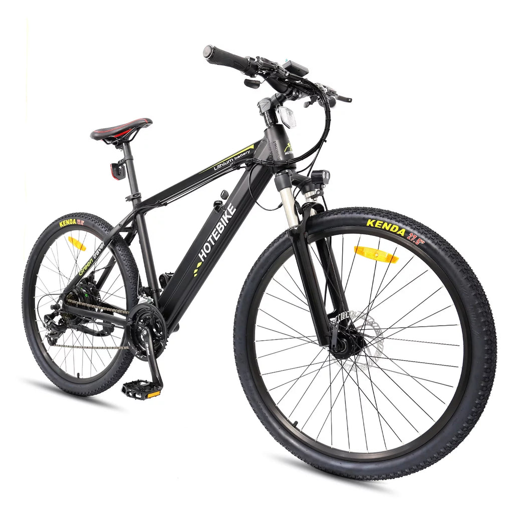 27.5 inch 48V 500W Electric City Bicycle with Removable Battery, Black S3366