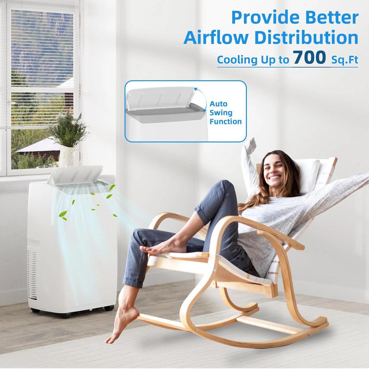 14,000 BTU 3-in-1 Portable Air Conditioner with Remote Control G38879