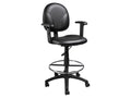 Black Adjustable Drafting Stool F78866