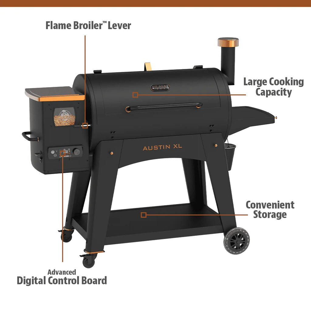 Wood Fired Pellet Grill and Smoker T42539