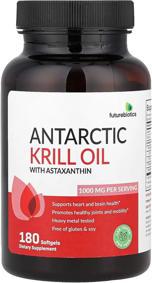 Krill Oil with Astaxanthin 1,000 mg 180 Softgels A1643