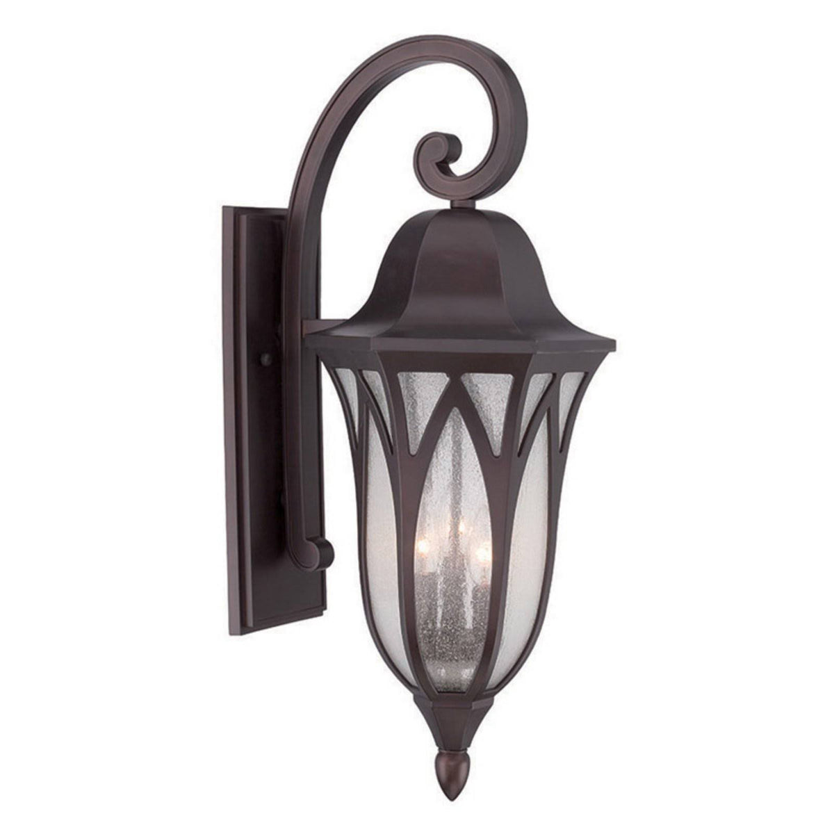 Architectural Bronze 3-Light Outdoor Wall Lantern G72849