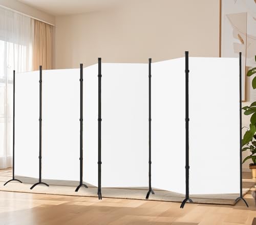Black 6 Panel 6 ft Folding Room Divider R67721