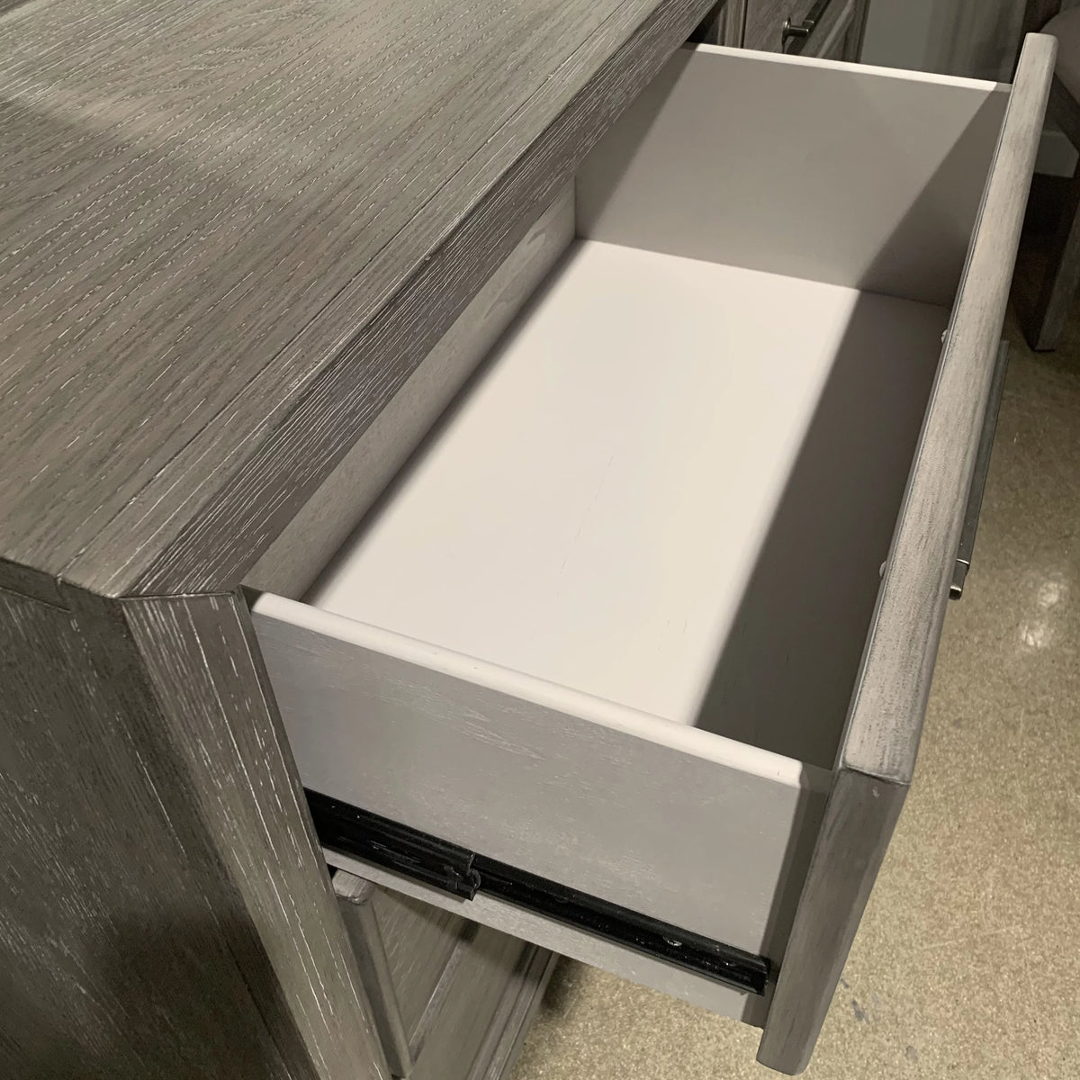 Gray Wood 6 Drawers Dresser E35610