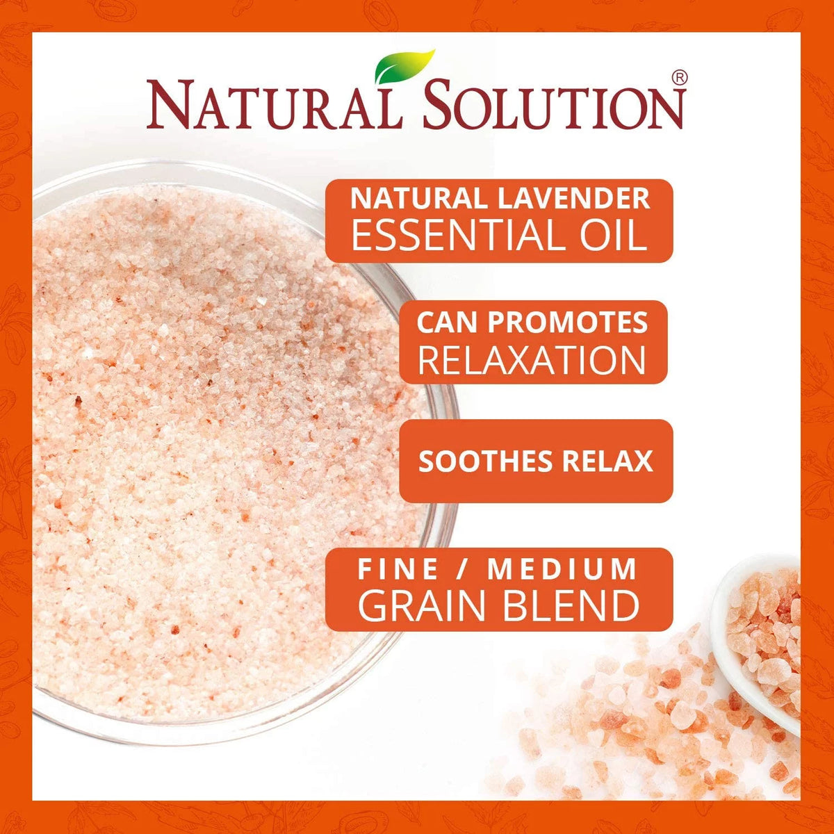 Natural Bath Soak Blood Orange & Pink Salt 21 oz 3 Pack J7333