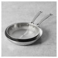 2pc Stainless Steel Fry Pan Set P293