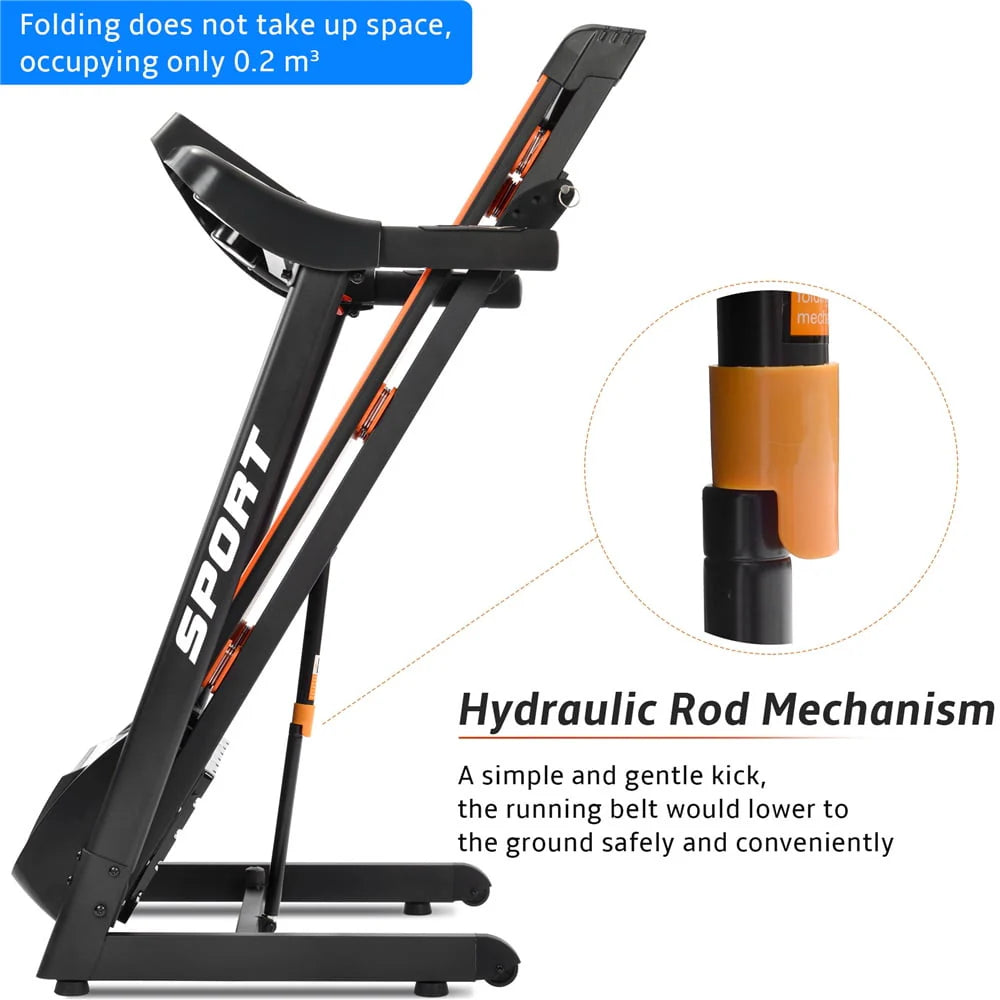 Folding Electric Treadmill with Incline E155