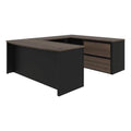 5 Piece Wood U Shaped Computer Desk F895