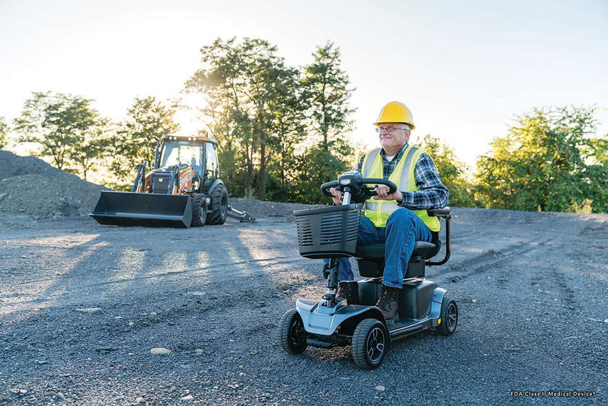Blue 4-Wheel Scooter B40193