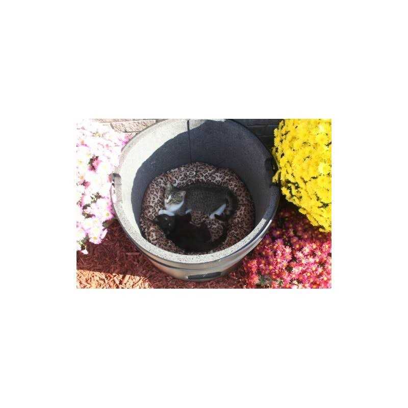 Insulated Outdoor Cat House with Pillow F6680