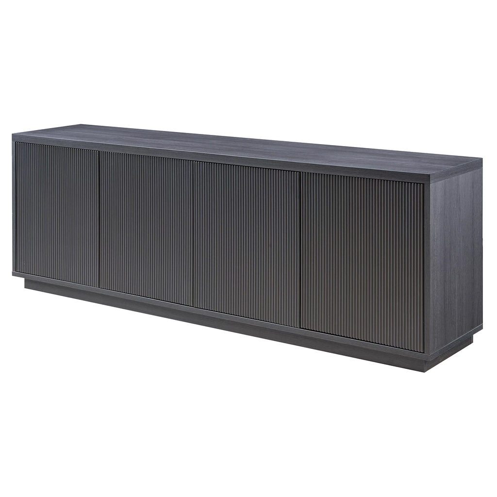Black Grain Rectangular TV Stand C401