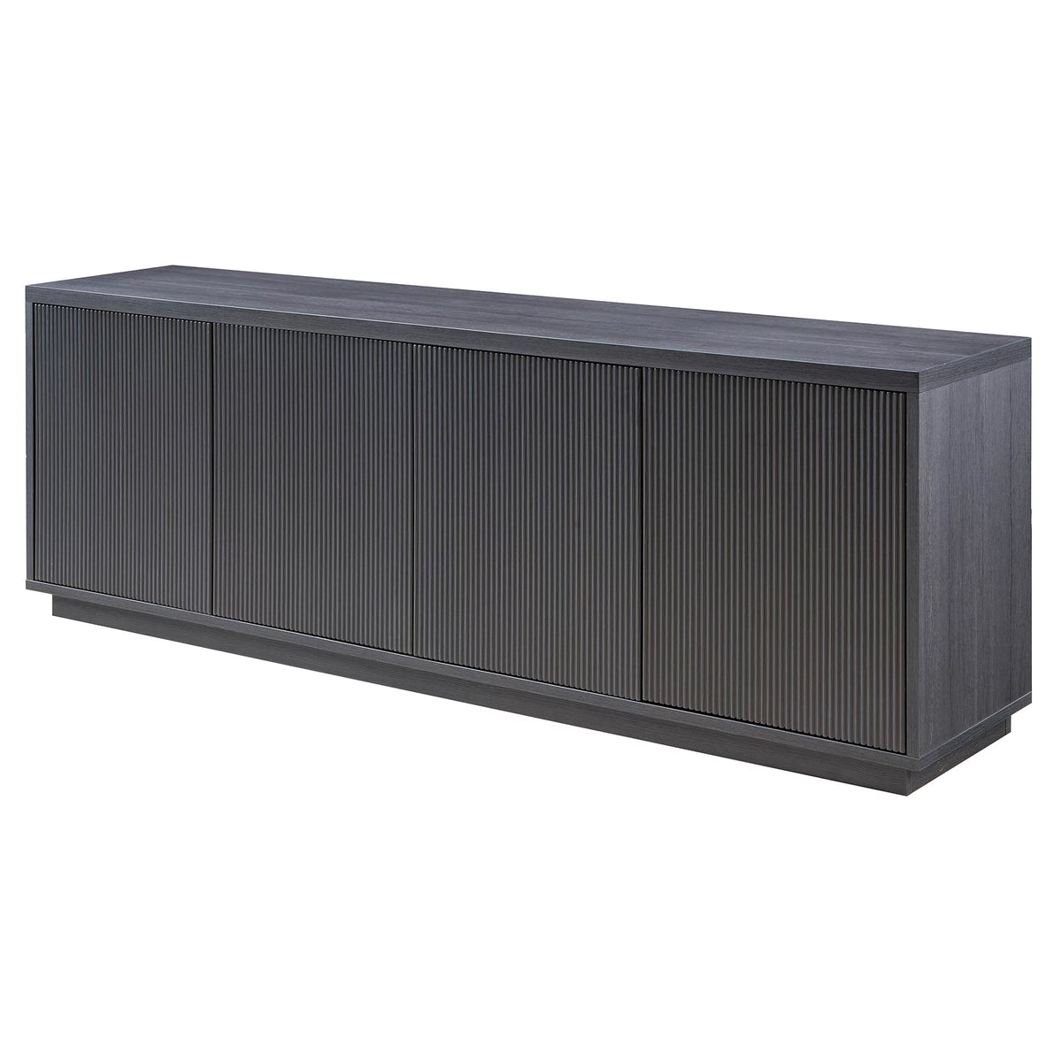 Black Grain Rectangular TV Stand C401