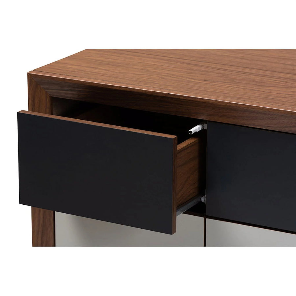 Multicolor Wood 6-Drawer Chest O657