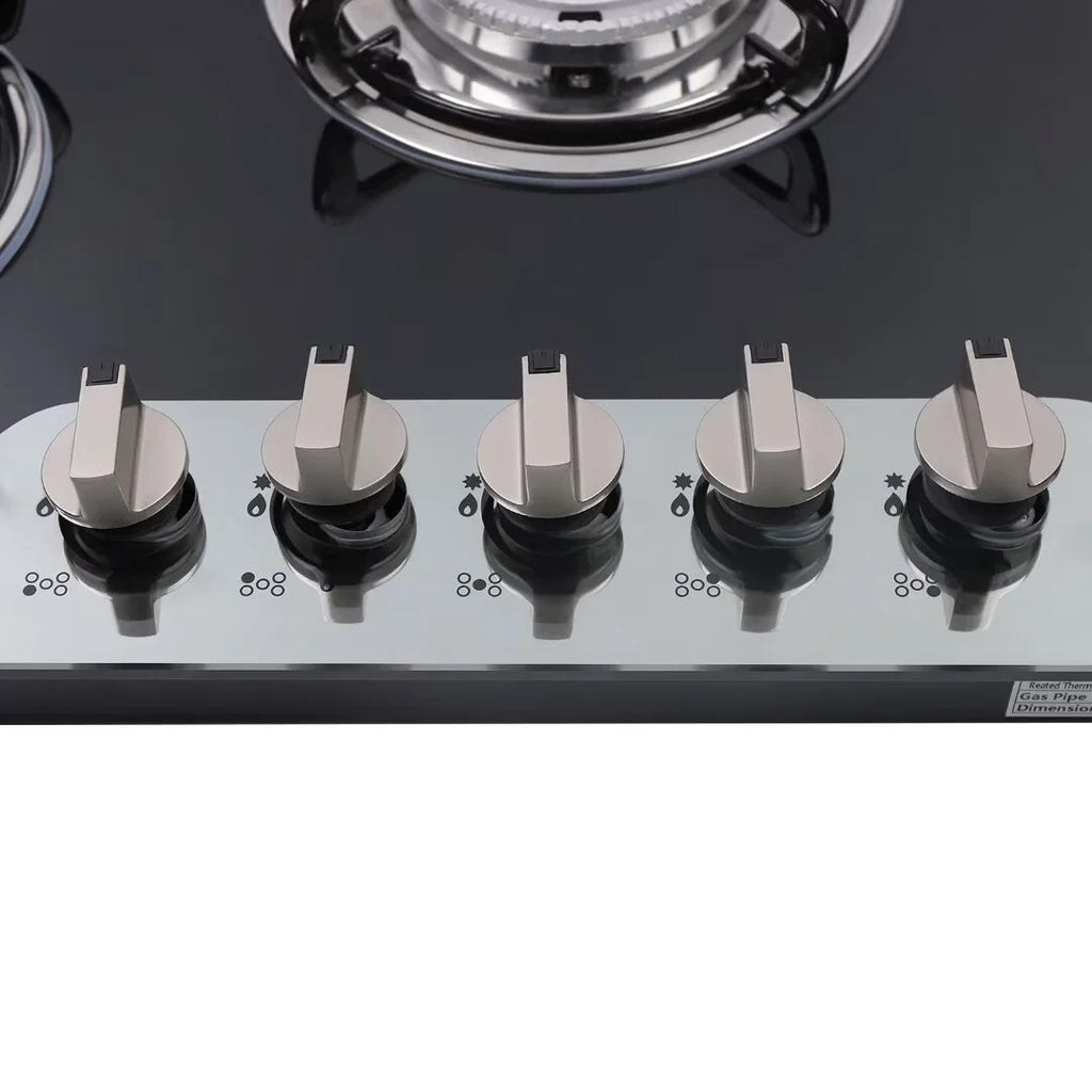 5 Burner Tempered Glass Gas Cooktop E87237