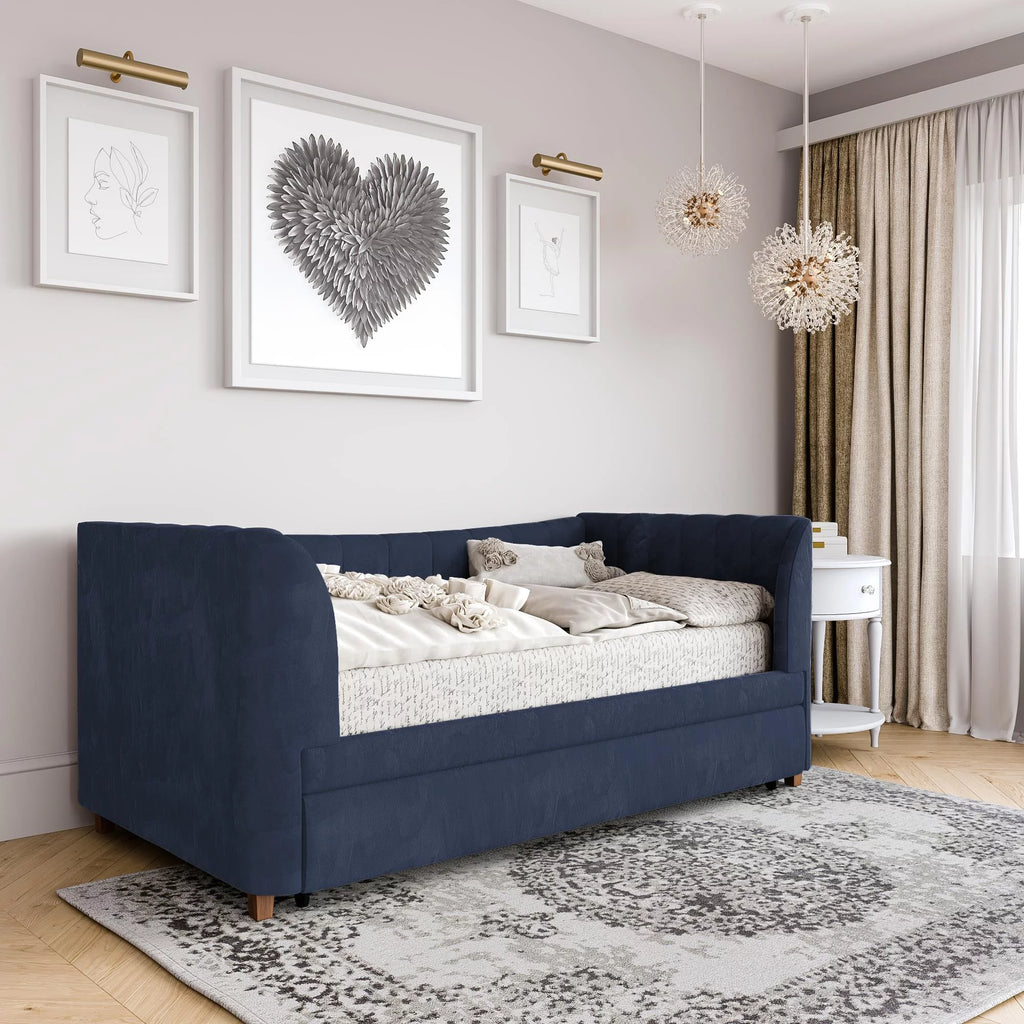 Upholstered Daybed with Trundle P677