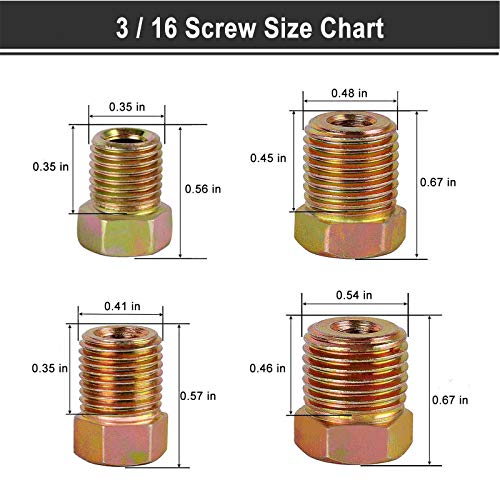 35 PCS Brake Line Fitting Kit C77720