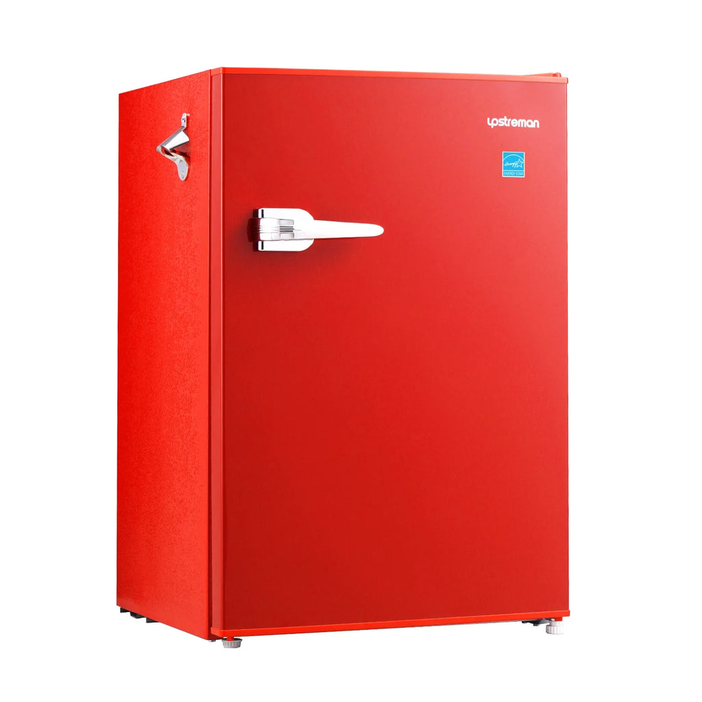 2.5 Cu Ft Retro Compact Refrigerator Mini Fridge with Freezer O939