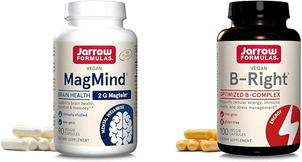 Brain Health and B-Complex Capsules Bundle, 90 and 100 Count S897298