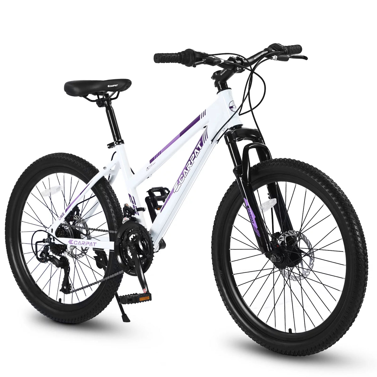 Pink 26 inch 21 Speed Dual Disc Brake Mountain Bike U7356