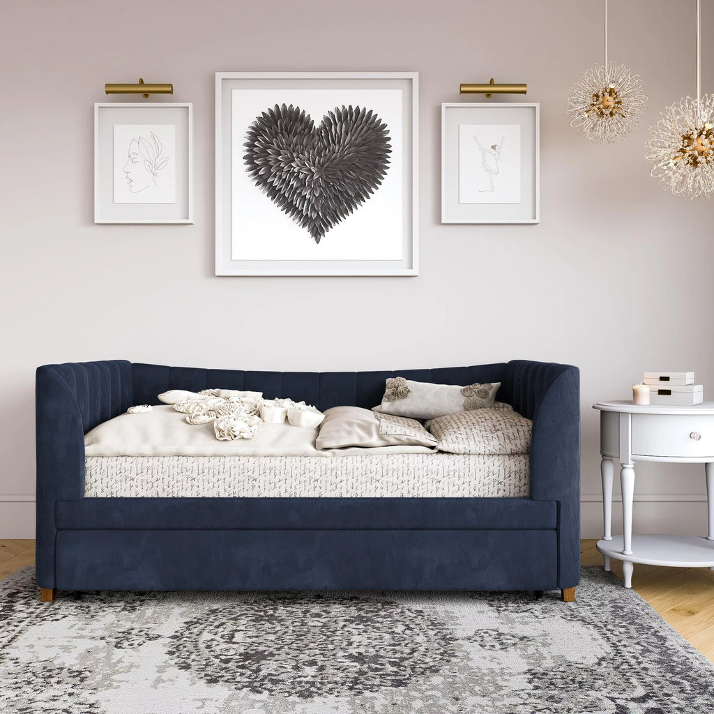 Upholstered Daybed with Trundle P677