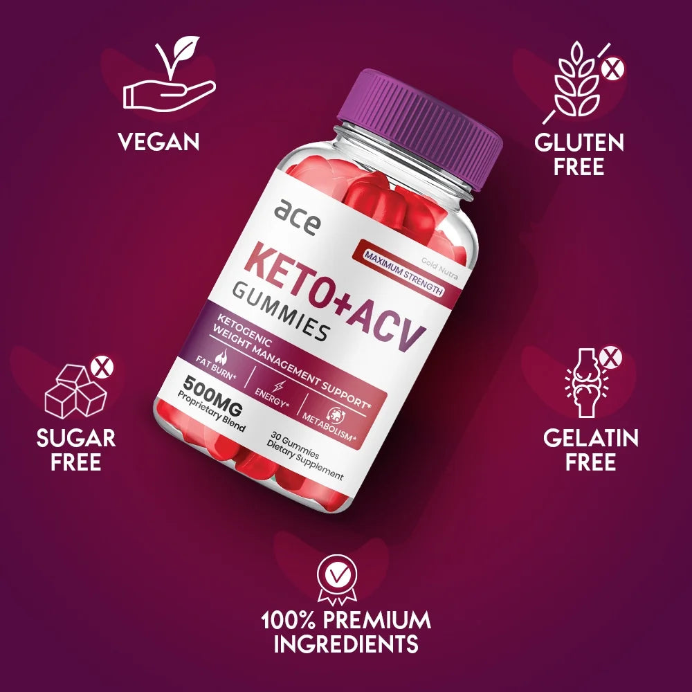 Keto ACV Gummies Weight Loss Supplement 5 Pack O2820