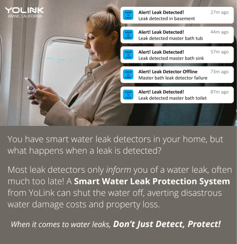Smart Home Starter Kit: Hub & Water Leak Sensor 4-Pack W408
